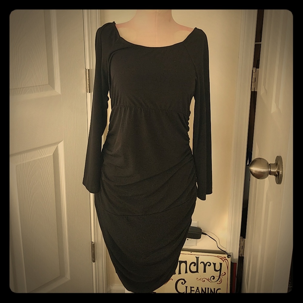 The RLBD. Ruched Little Black Dress.